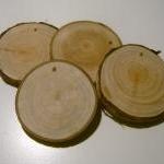 100 Assorted Blank Tree Branch Slicestop Drilled 2..