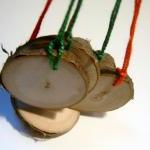 24 Wooden Gift Tags Ornament Blanks Hang Tags Tree..